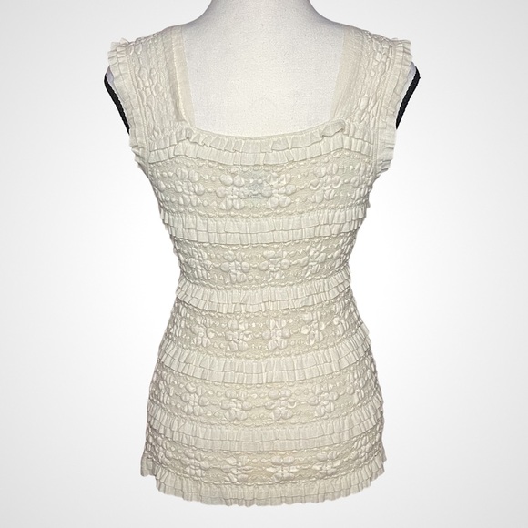 Max Studio Lace & Ruffles Blouse | Size XS - Picture 9 of 13